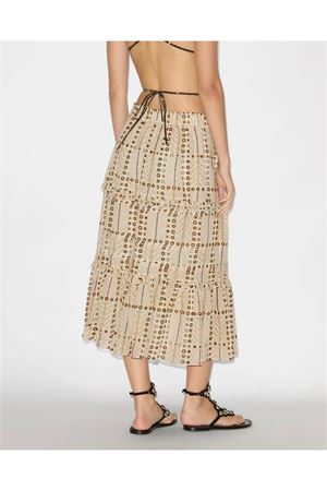 Diya long printed cotton voile skirt MARANT ÉTOILE | JU0239FAC1J19E23EC